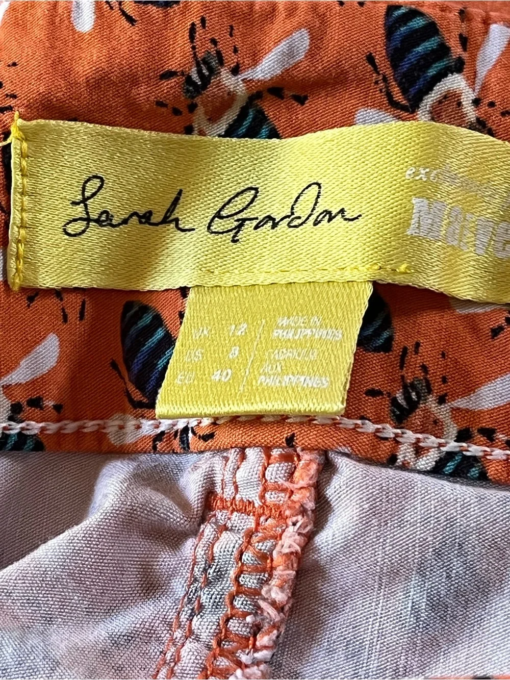 Sarah Gordon x Maeve The Colette Wide Leg Crop Pants